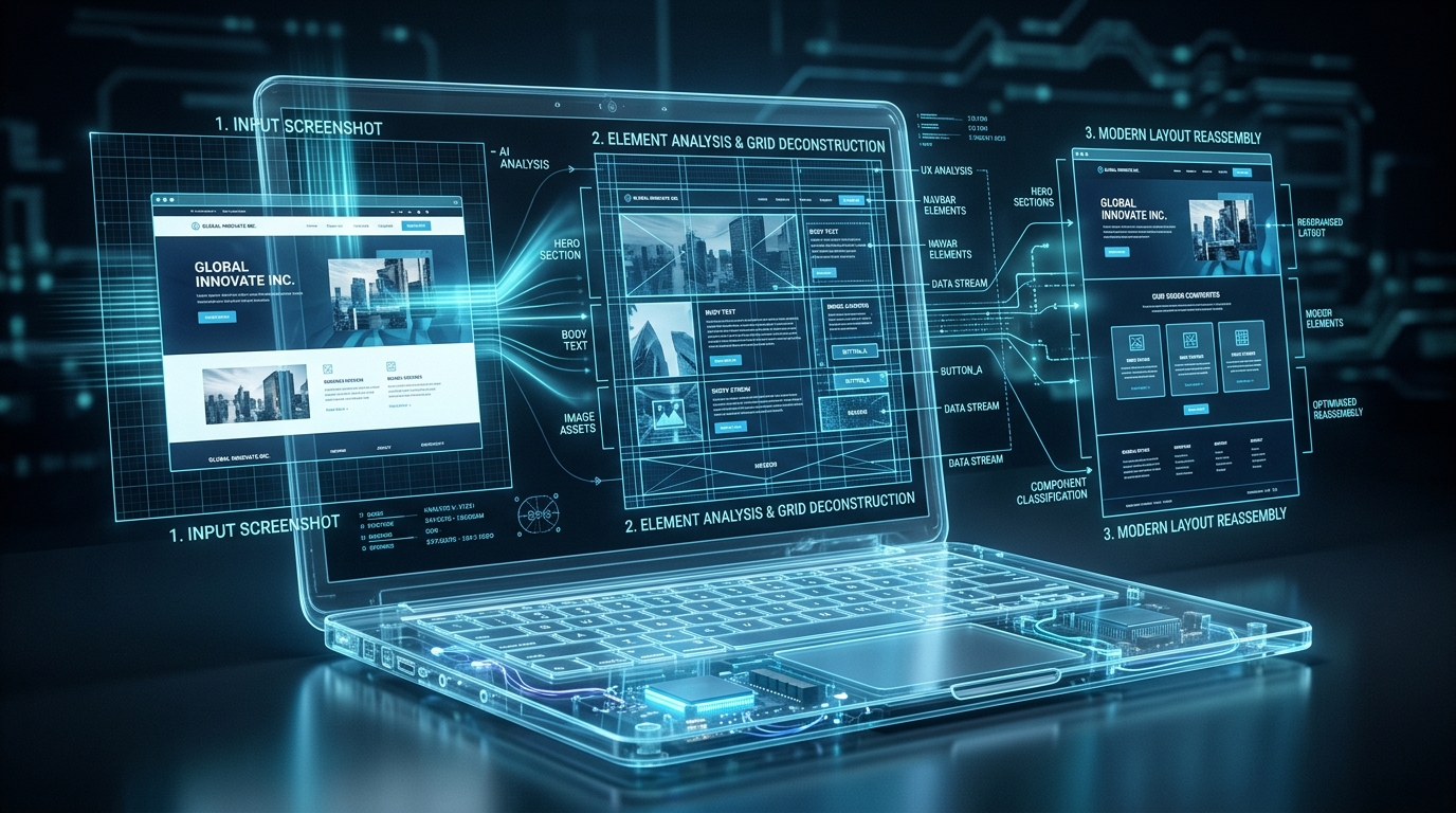 How AI Actually Redesigns a Website (Explained Simply)